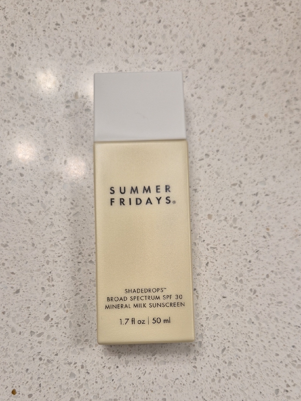 Summer Fridays Shadedrops Mineral Milk Sunscreen - Cream/White Bottle